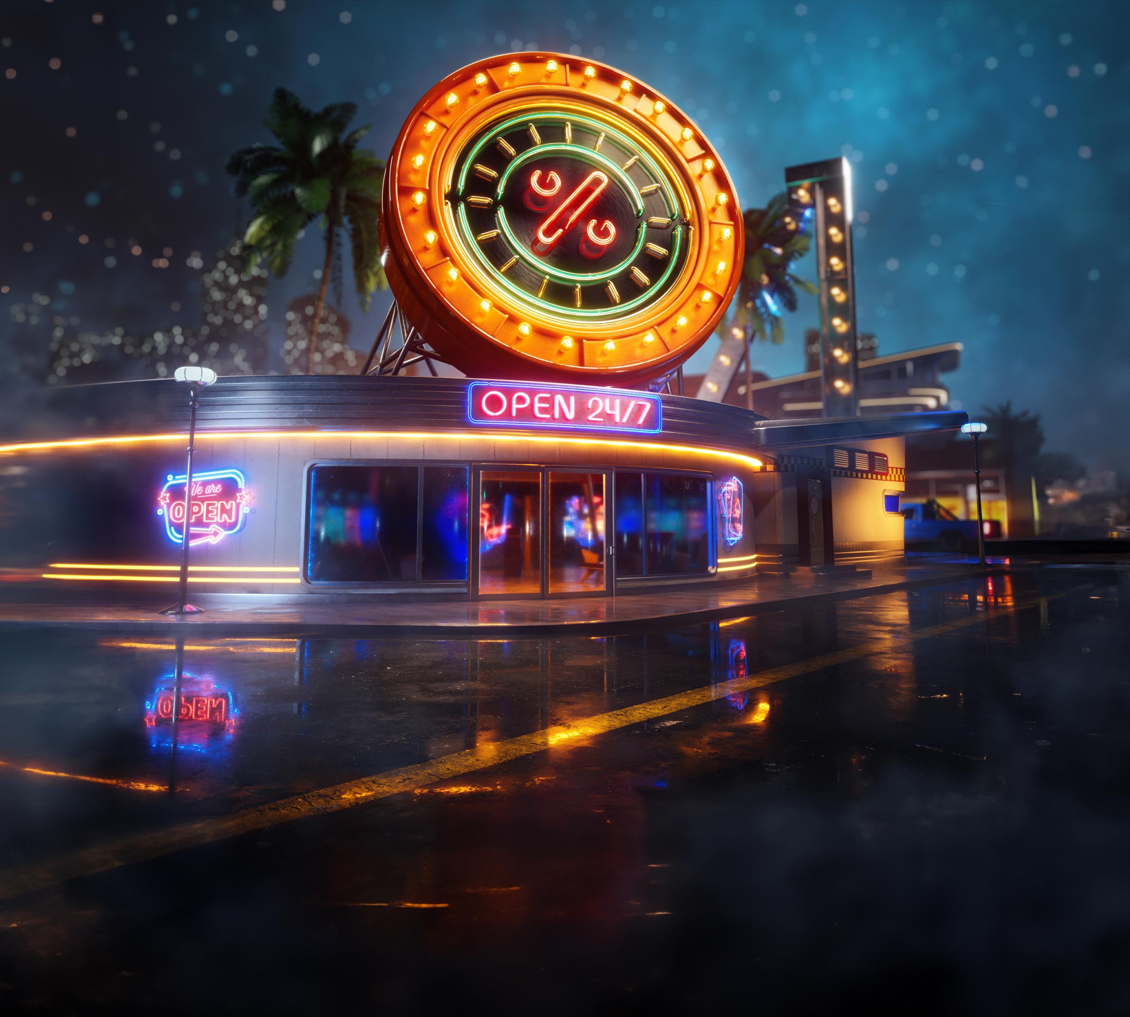 promo background